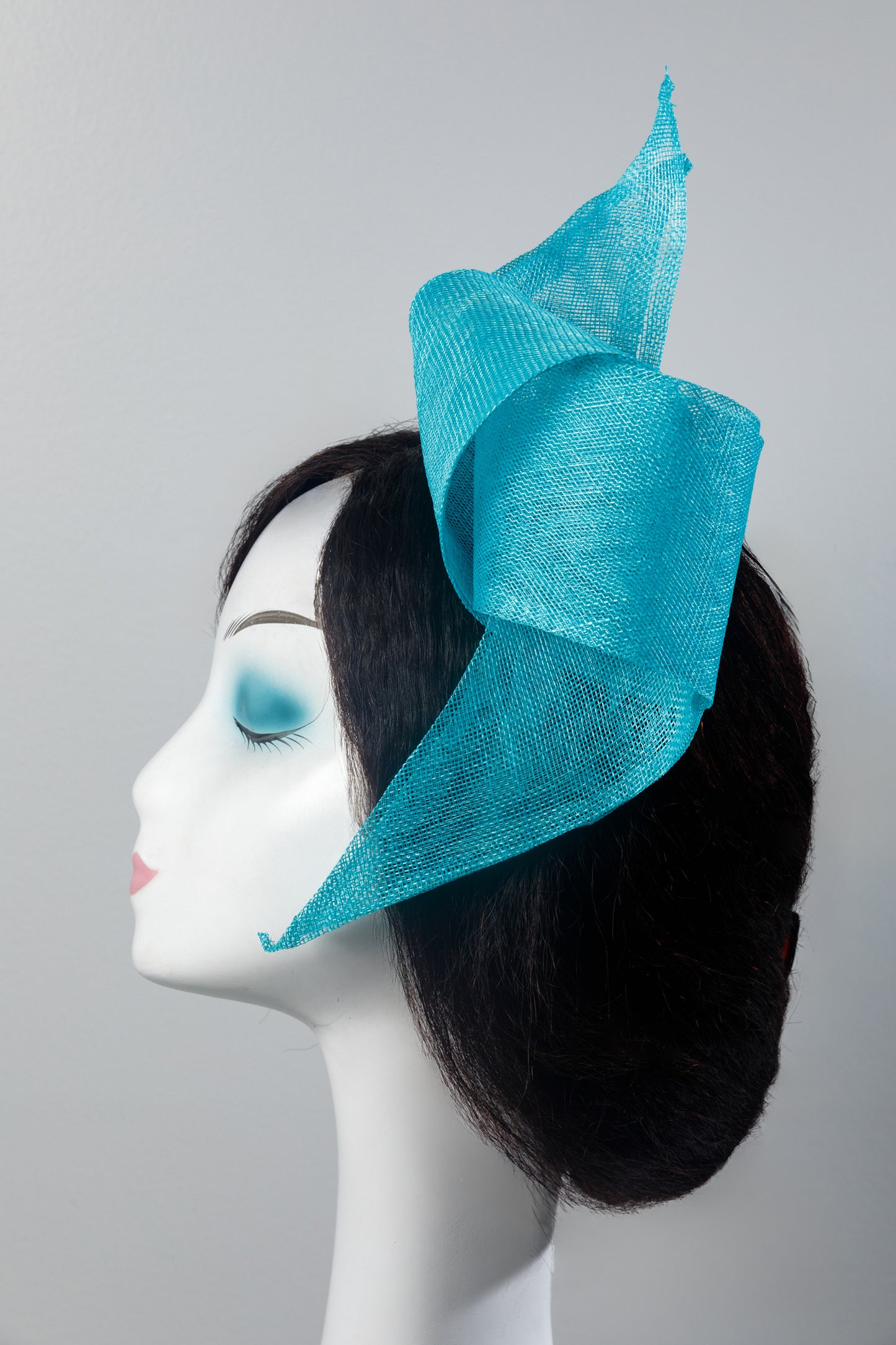 Talia Fascinator - Blue