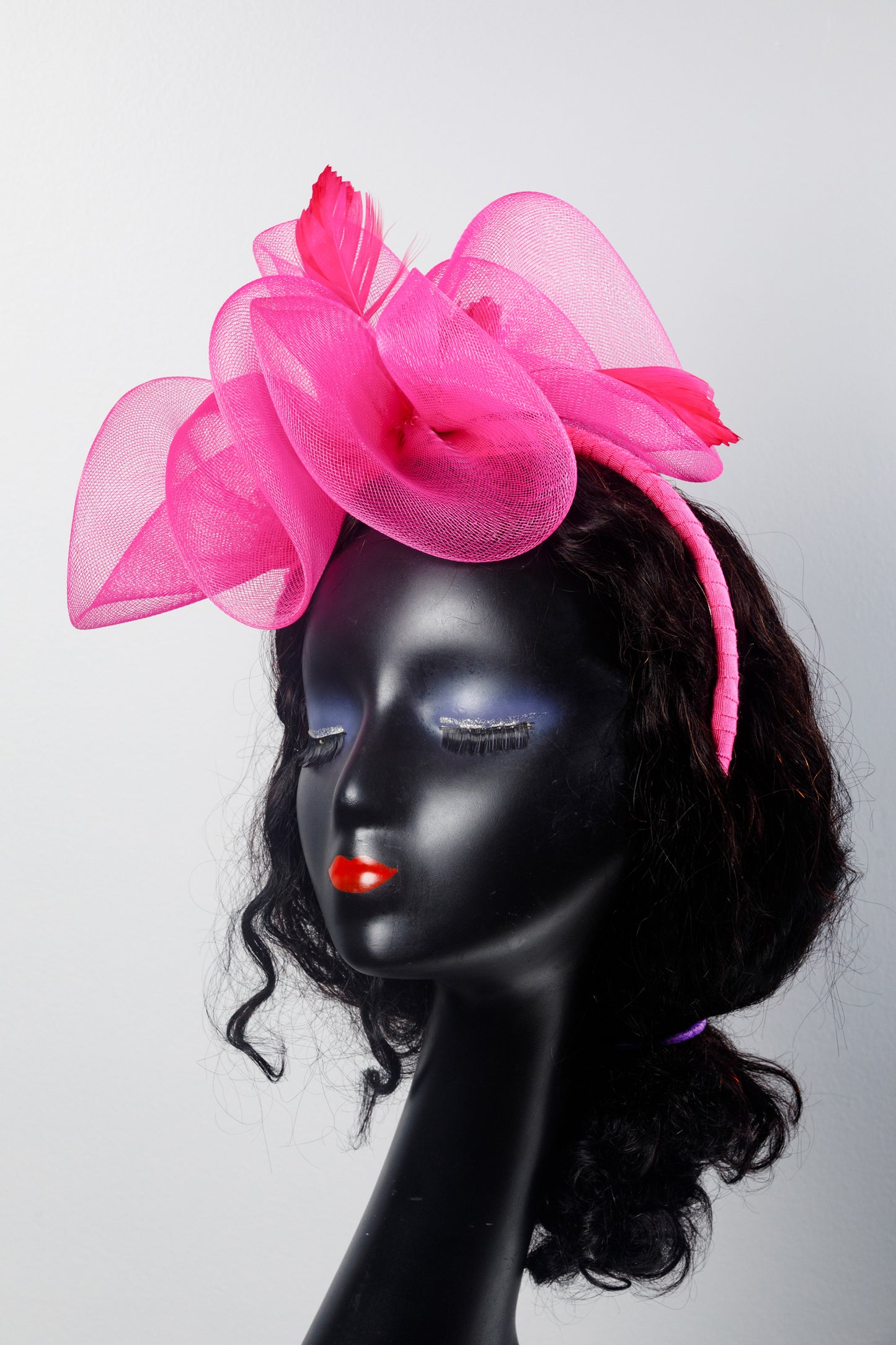 Shy Fascinator - Pink