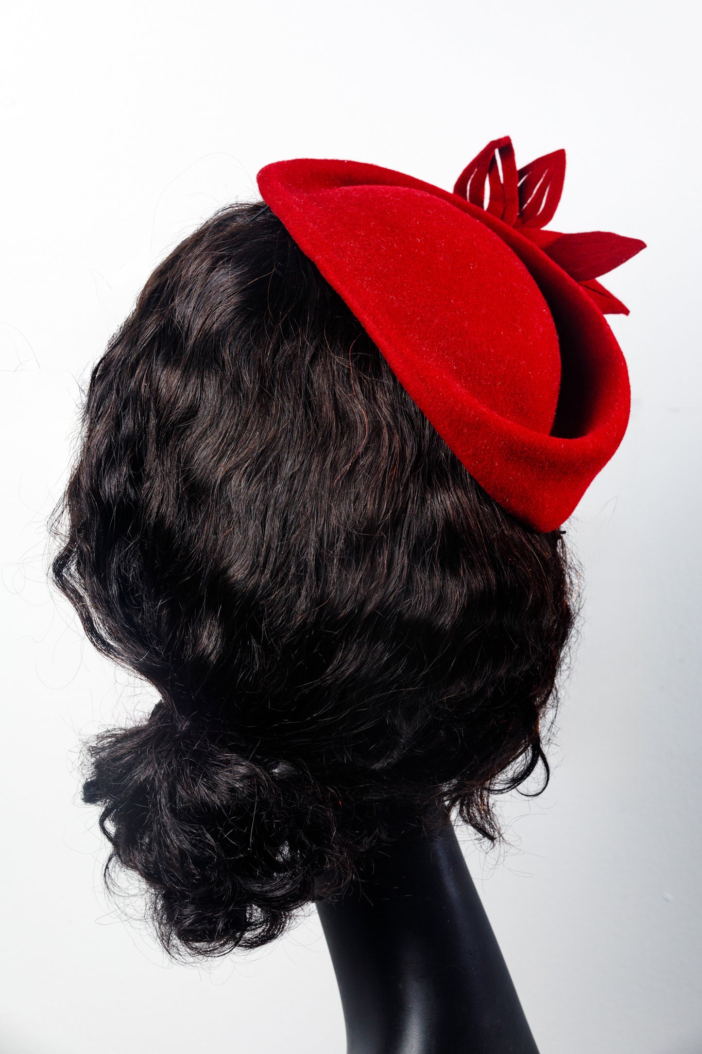 Maroon Luxury Fascinator